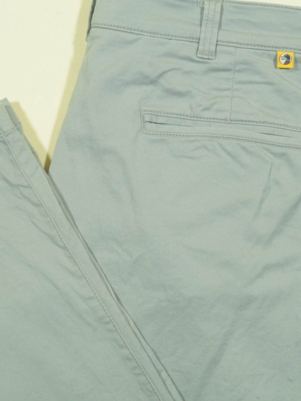 Duck Head Regular Fit Chino Pants Mens 33 Gray Twill Five Pocket Cotton Stretch